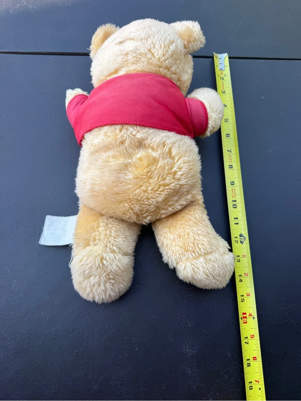Vintage Disney Plush Winnie the Pooh in Yellow and Red Shirt